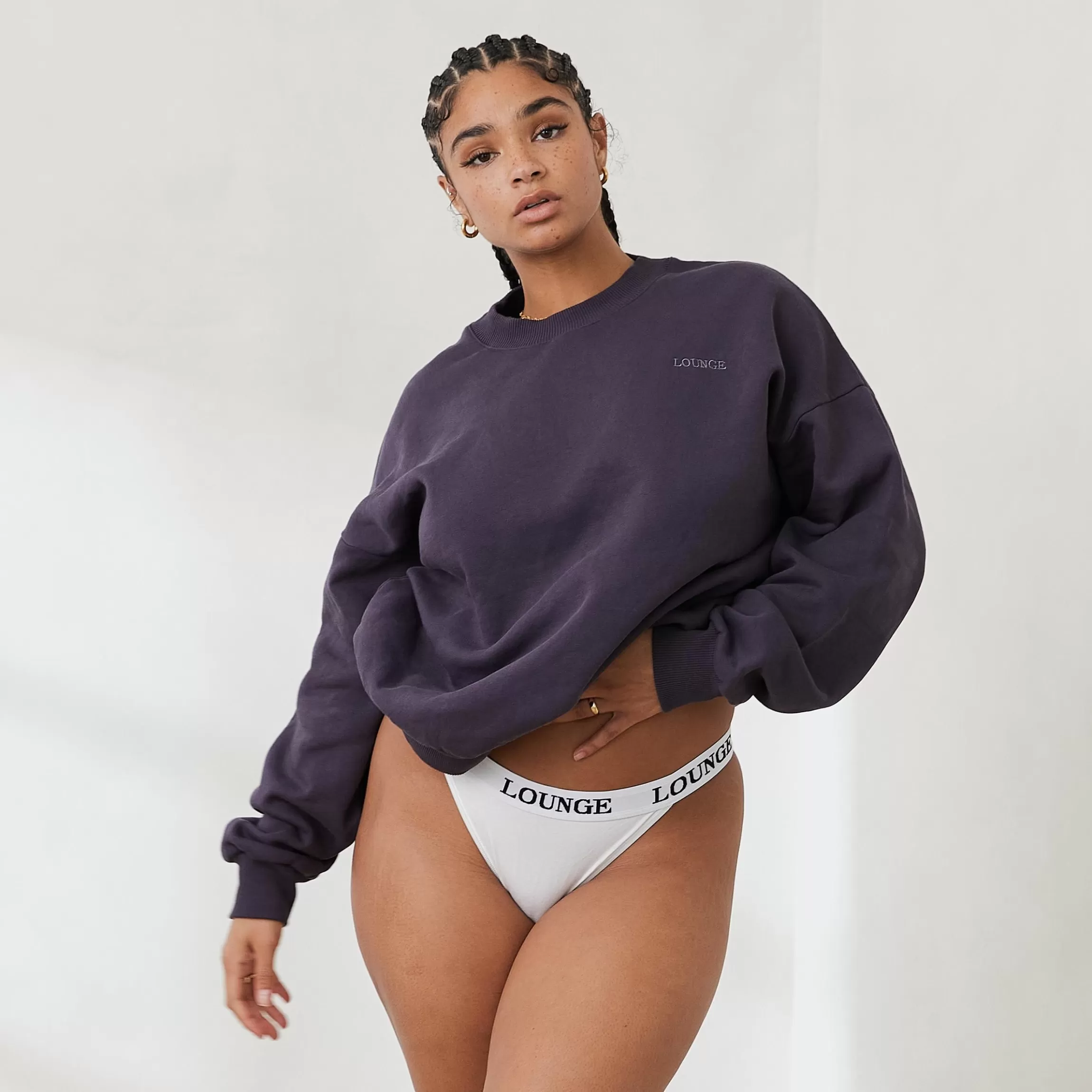 Kvinna Lounge Underwear Essential Rundhalsad Troja