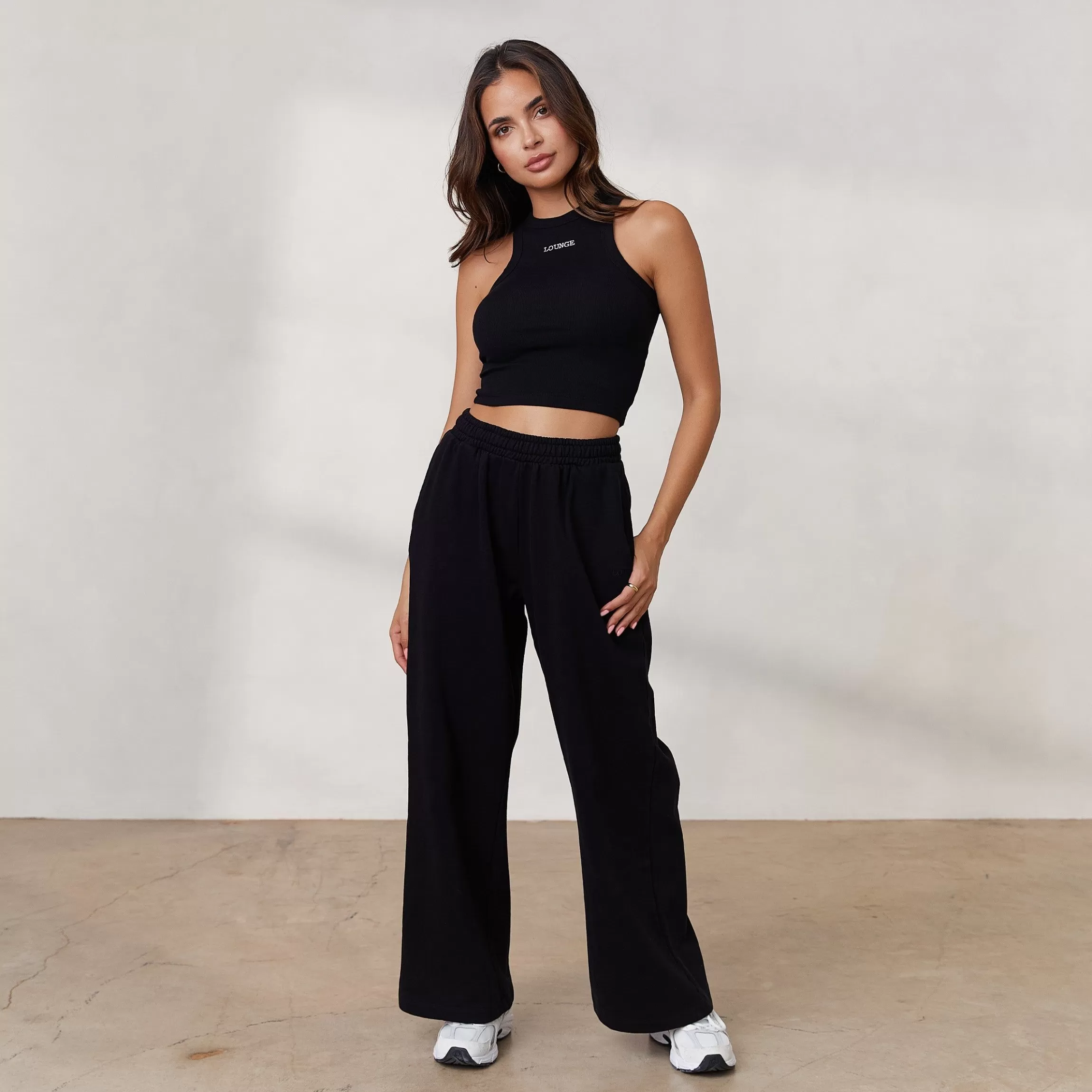 Kvinna Lounge Underwear Signature Joggingbyxor Med Vida Ben