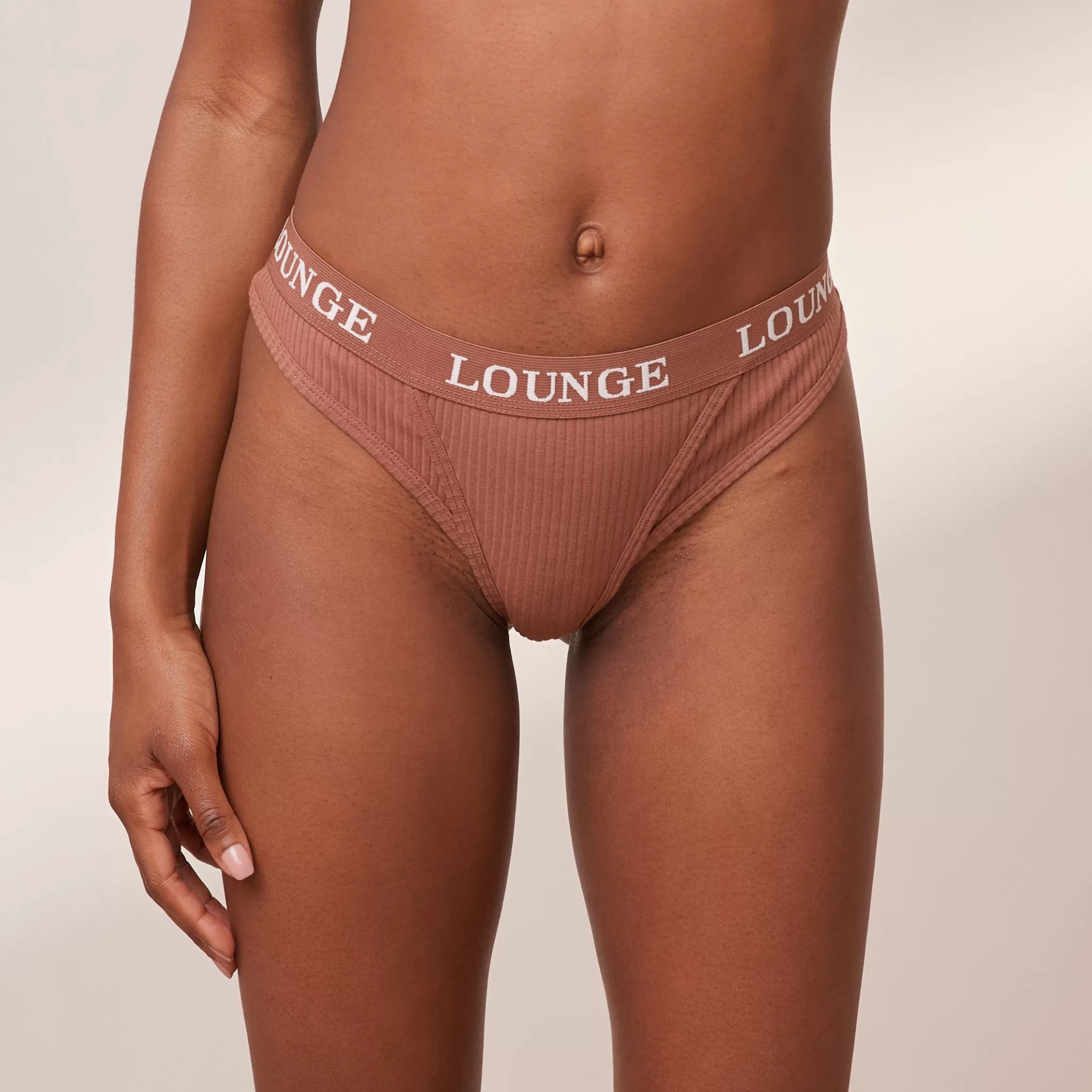 Kvinna Lounge Underwear Ultra Comfort Ribbed Stringtrosor